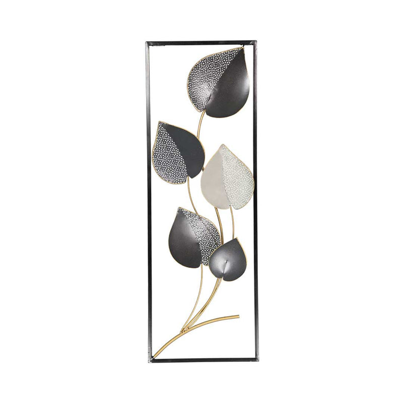 Birch Leaves Framed Metal Wall Decor (7528-HM8339-00)