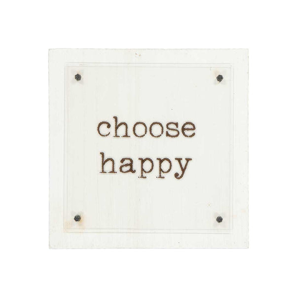 "Choose Happy" Wall Decor (7168-NM8381-00)