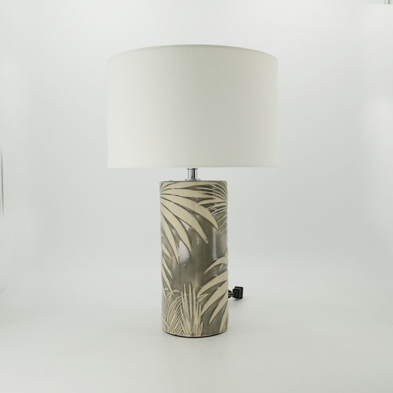 Elm Grey Ceramic Table Lamp (1767-NM8162-00)