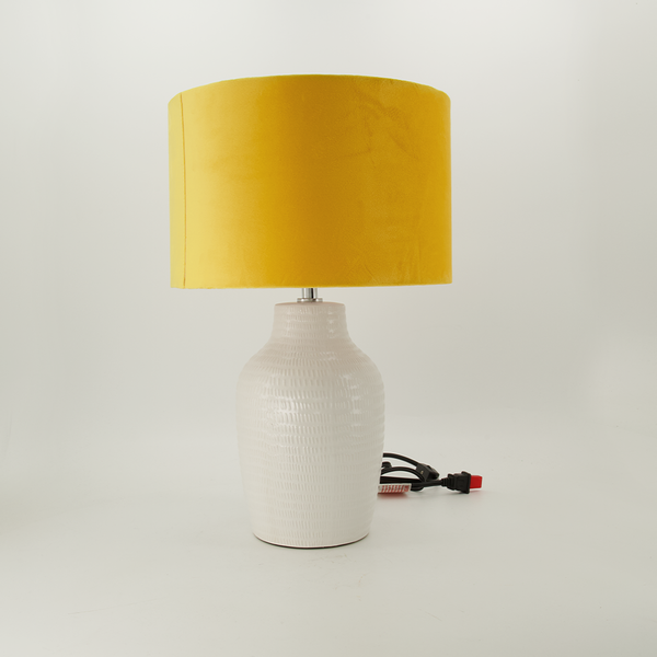 Eva WhIte Ceramic Lamp (1767-NM8161-00)