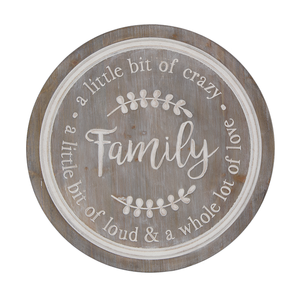 Family Wooden Wall Plaque (9044-JM3062-00)