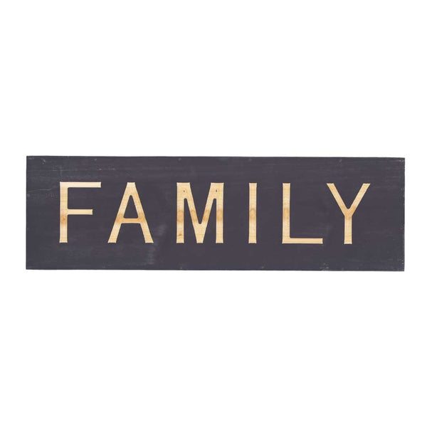 "Family" Wooden Wall Decor (7168-NM8363-00)