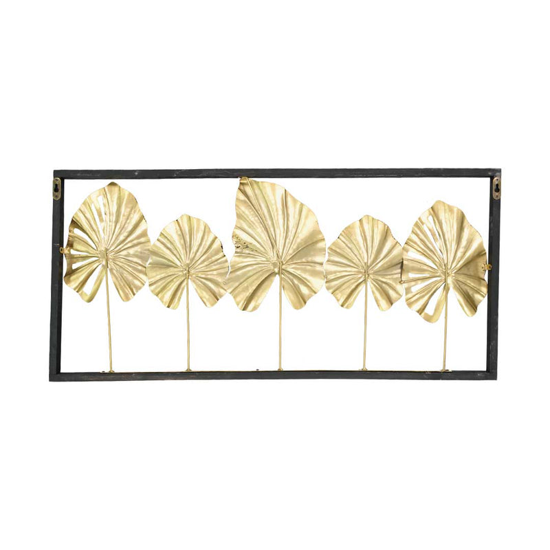 Five Leaves Rectangle Wall Decor (7168-NM8359-00)