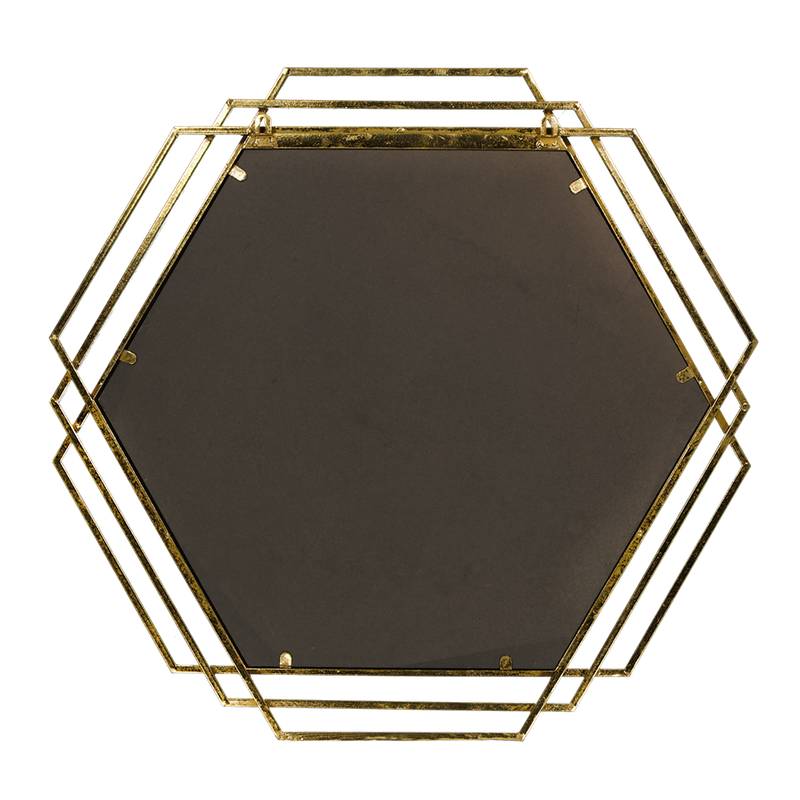 Hexagon Wall Mirror (7603-NM8041-MR)