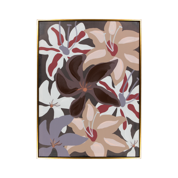 Kimmes Flower Canvas With Frame (0073-NM8258-00)