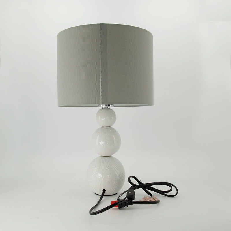 Leslie 3 White Balls Table Lamp (1767-NM8174-00)