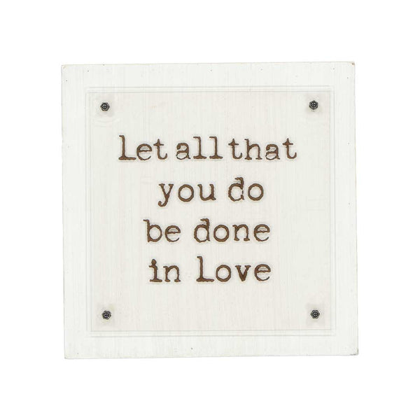 "Let All That ... In Love" Wall Decor (7168-NM8382-00)