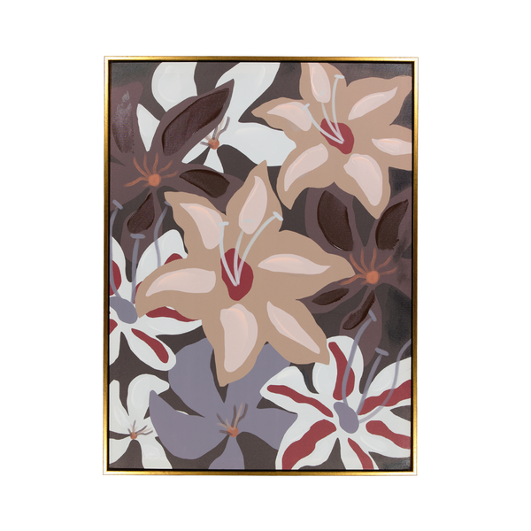 Nash Flower Canvas With Frame (0073-NM8259-00)