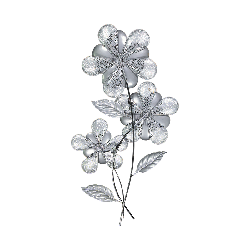 Single Flower Metal Wall Decor (7168-KM7012-00)