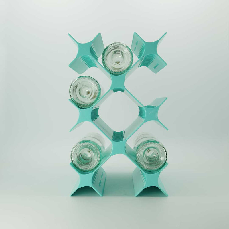 Vinski - Wineform Wineholder (VINSIWINEFORM TEAL)