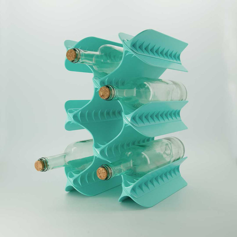 Vinski - Wineform Wineholder (VINSIWINEFORM TEAL)