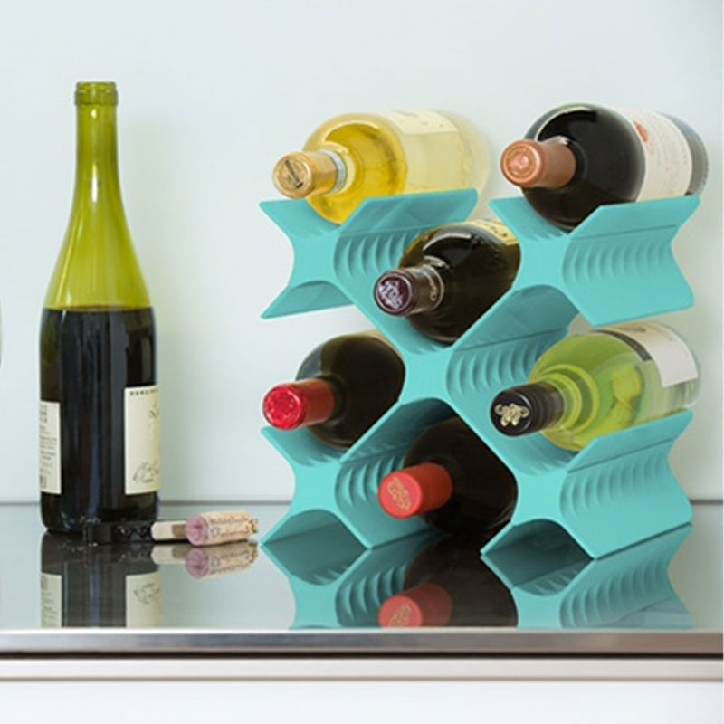 Vinski - Wineform Wineholder (VINSIWINEFORM TEAL)