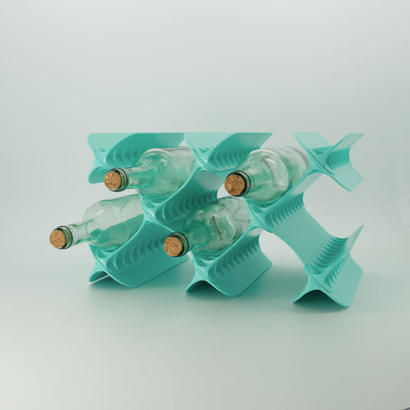 Vinski - Wineform Wineholder (VINSIWINEFORM TEAL)