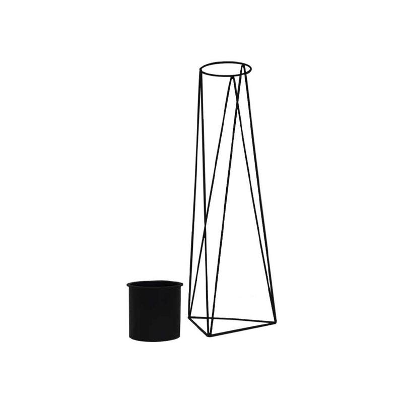 Plant Pot On Triangle Stand - Large (9761-GM3776-0L)